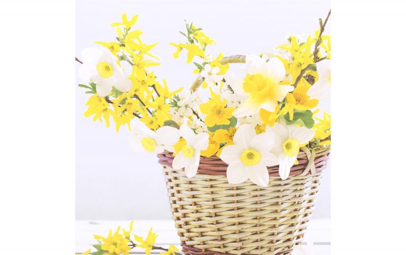 Paper+Design Servietten Daffodil Basket