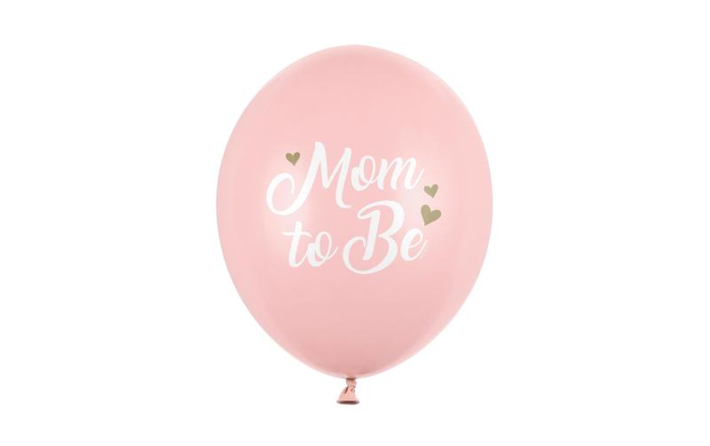 Partydeco Ballons Mom to be past-pink