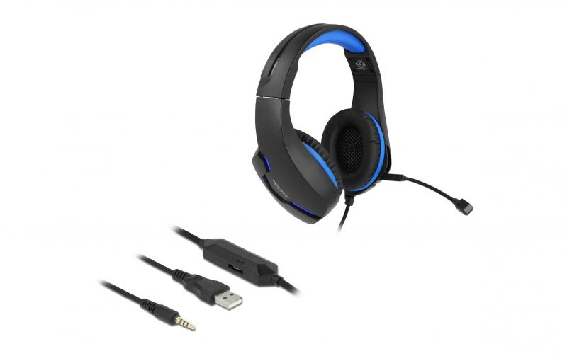 Delock Gaming Headset Over-Ear