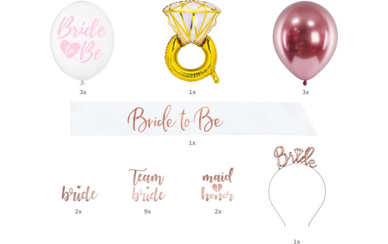 Partydeco Bride to Be Set Mix