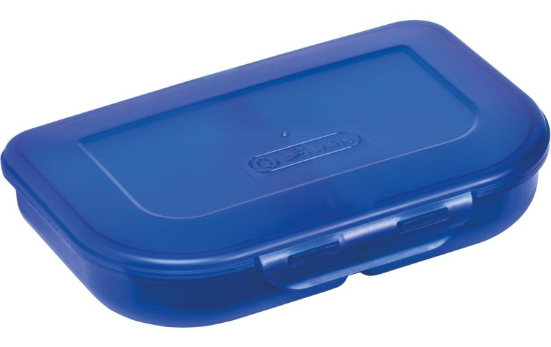 Herlitz  Lunchbox Brotdose blau uni