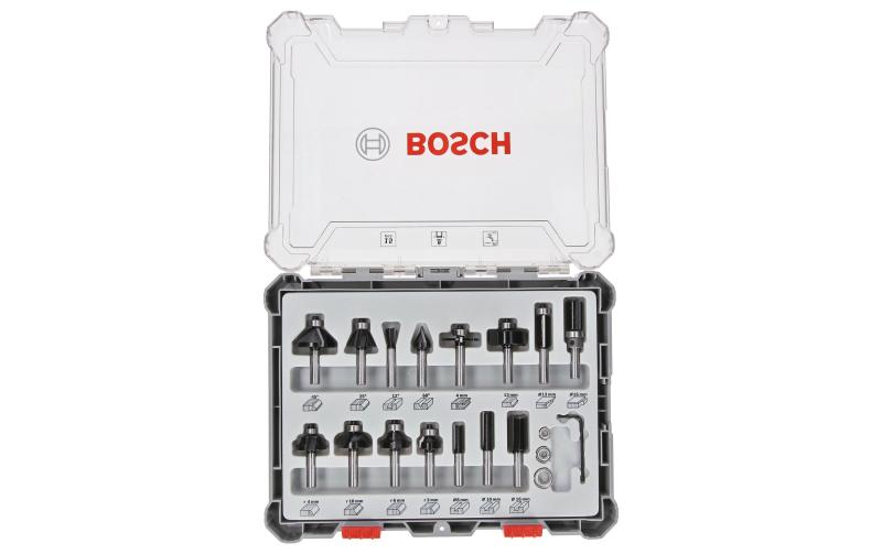 Bosch Professional 15-teiliges Fräser-Set