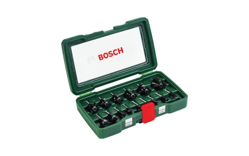 Bosch 15-teiliges HM-Fräser-Set