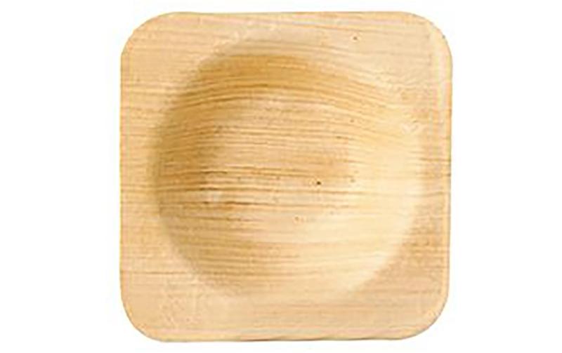 Papstar Holz-Fingerfood-Schalen pure eckig