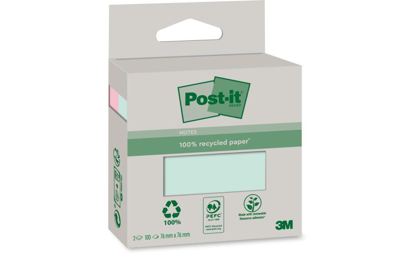 3M Post-it Recycling Notes blau