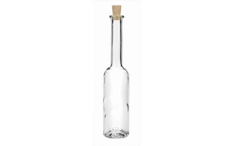 Glorex Glasflasche schlank mit Korken