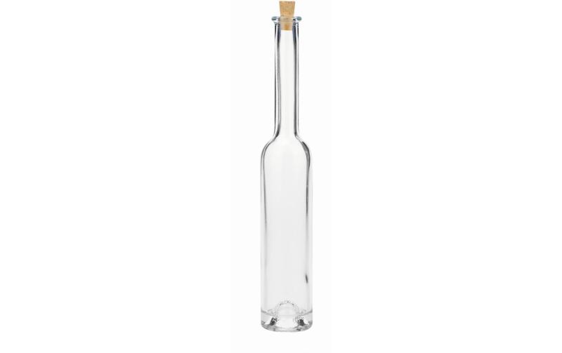 Glorex Glasflasche schlank mit Korken