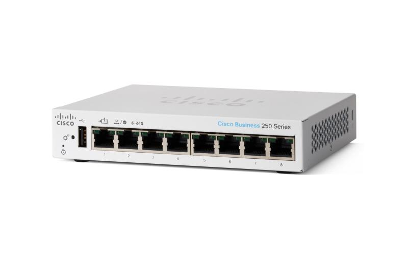 Cisco CBS250-8T-D-EU: 8 Port Smart Switch
