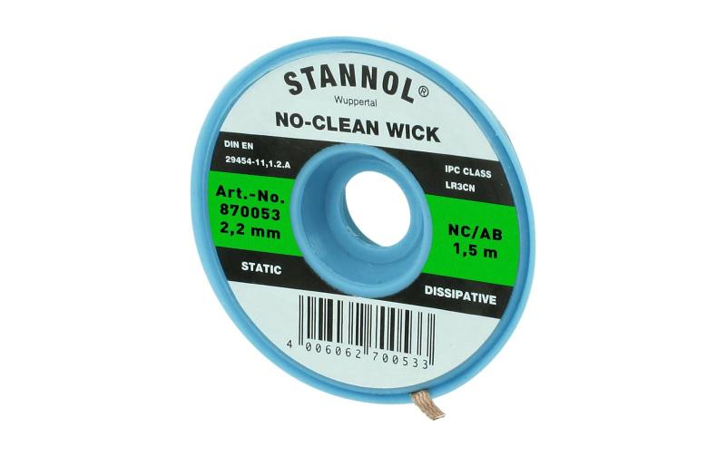 Stannol NC-AB Entlötlitze 2.2mm x 1.5m
