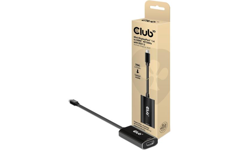 Club 3D, mDP 1.4 auf HDMI 4K120Hz adapter