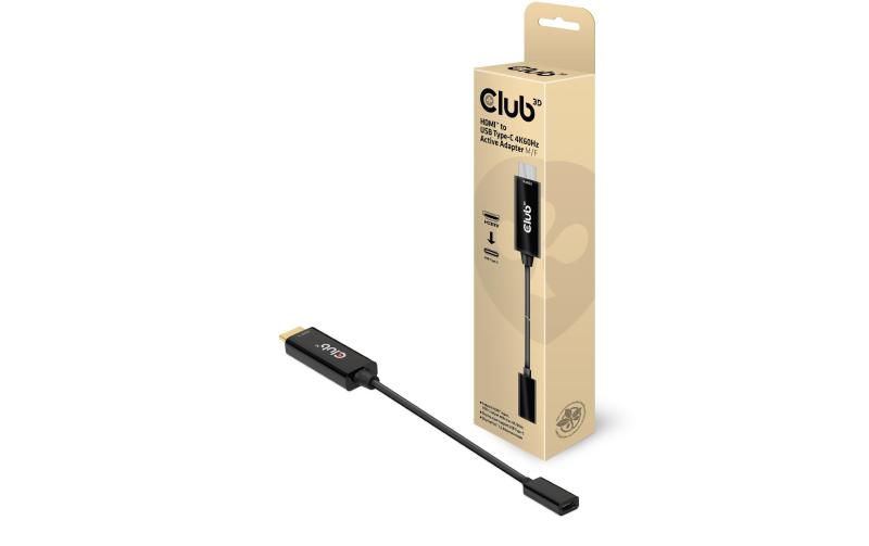 Club 3D, HDMI zu USB Typ-C 4K60Hz Adapter