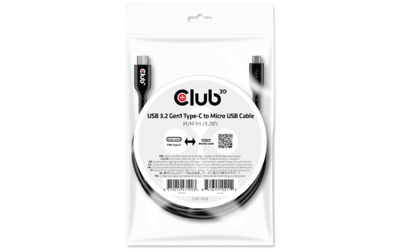 Club 3D, USB 3.2 Type-C auf micro USB