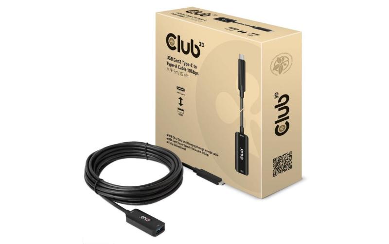Club 3D, USB Type-C auf Type-A 10Gbps