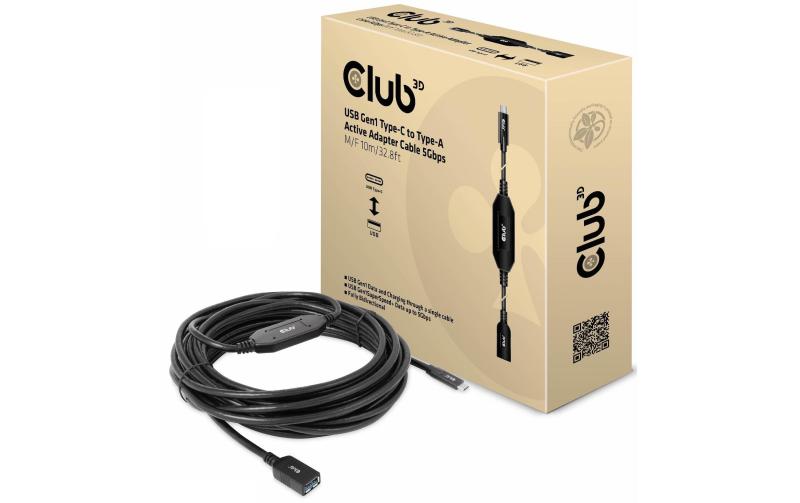 Club 3D, USB Type-C auf Type-A 5Gbps