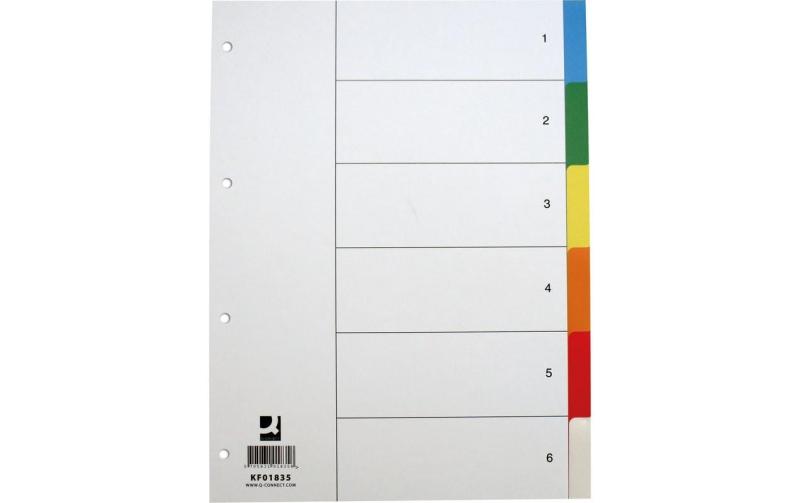 Q-Connect Blanko-Register farbig