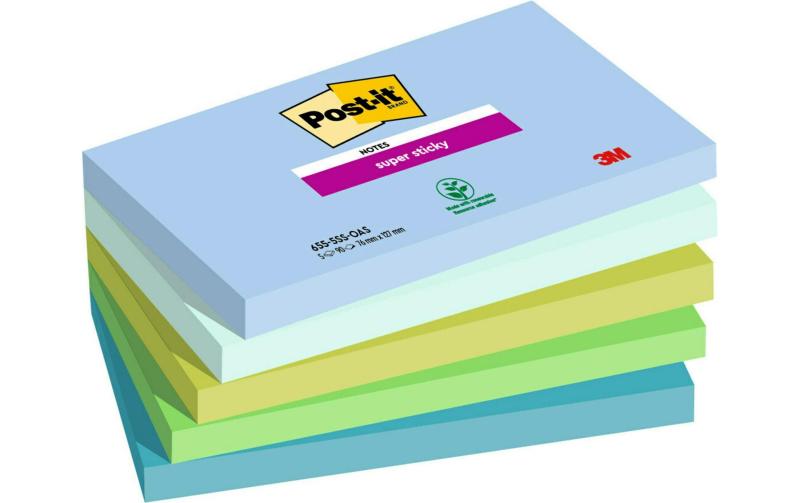 3M Post-it Super Sticky Notes, oasis