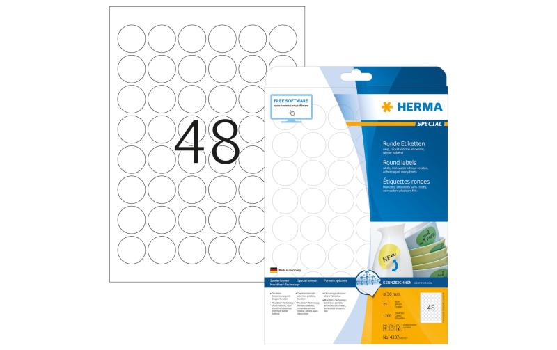 HERMA Universal-Etiketten 30mm 4387