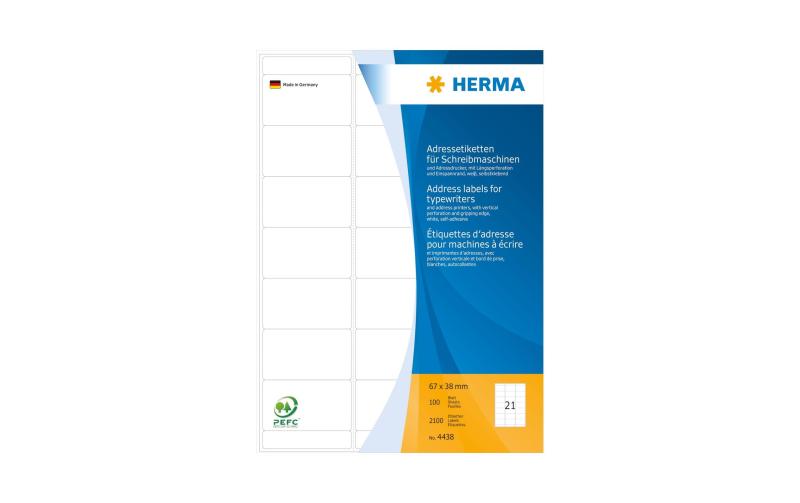 Herma Adress-Etiketten, 2100 Etik.