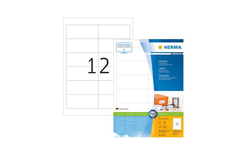 Herma Premium Etiketten,100 Blatt