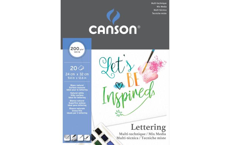 Canson Zeichenpapier Handletteringblock