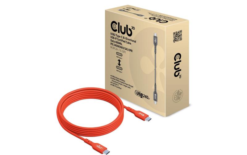 Club 3D, USB2 Type-C direktionales Kabel