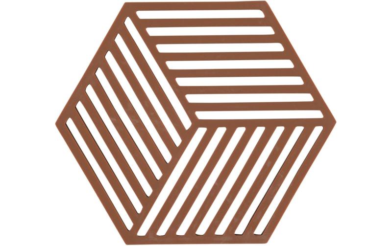 Zone Topfuntersetzer Hexagon Terracotta