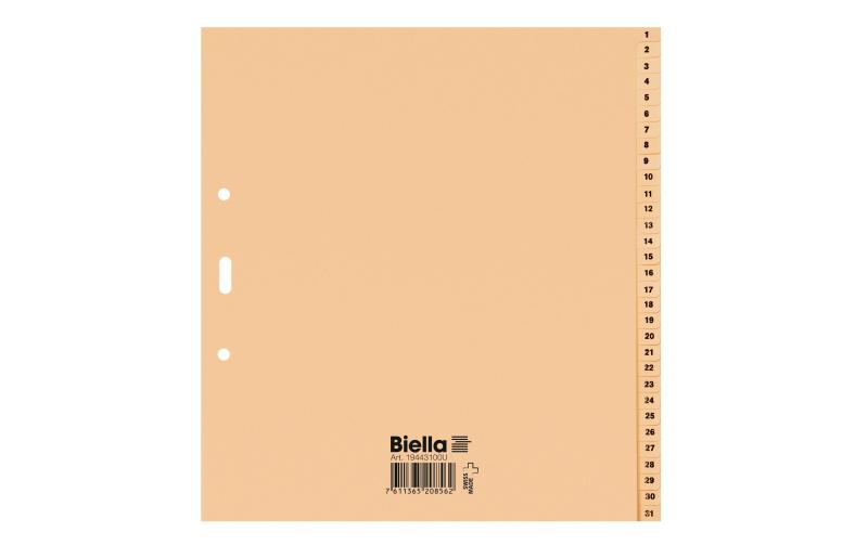 Biella Register Karton, 1 - 31