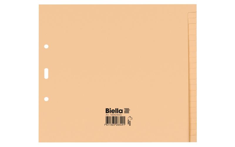 Biella Blanko-Register teildeckend