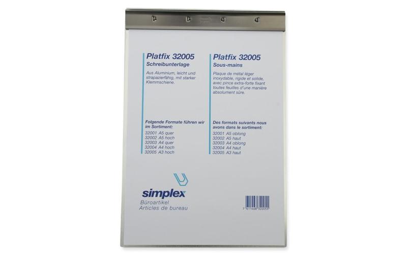 Simplex Schreibplatte Platfix