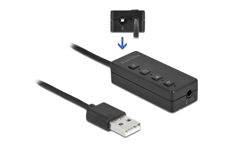 Delock USB Headset und Mikrofon Adapter