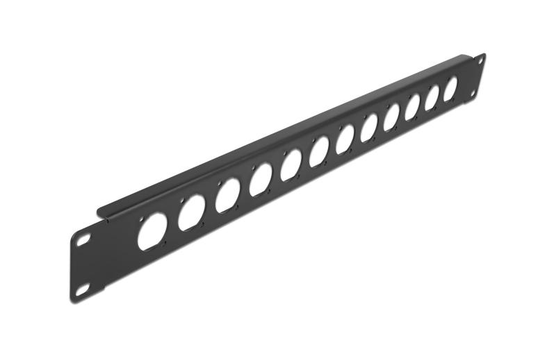 Delock 19 D-Typ, Patchpanel, 12 Port