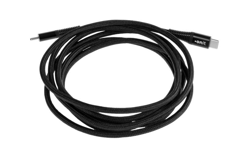 onit USB-Kabel C-C schwarz 2m