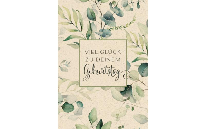 Natur Verlag Geburtstagskarte Graspapier