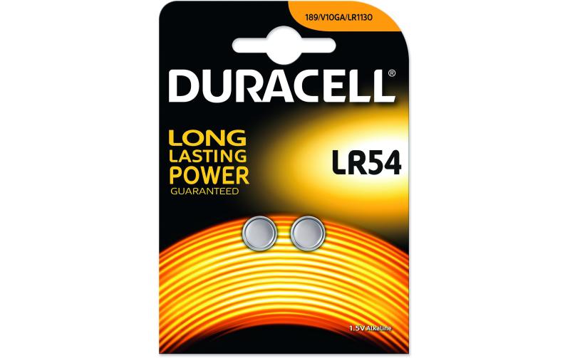 Duracell Alkaline LR54, 2 Stk