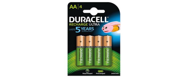 Duracell Rechargeable AA, 4 Stk