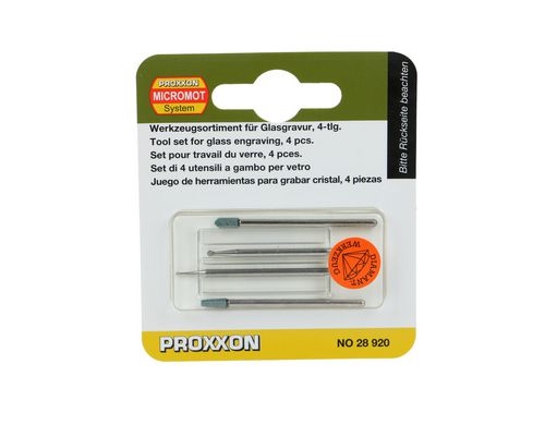 Proxxon Glasbearbeitungs-Set, 4-teilig