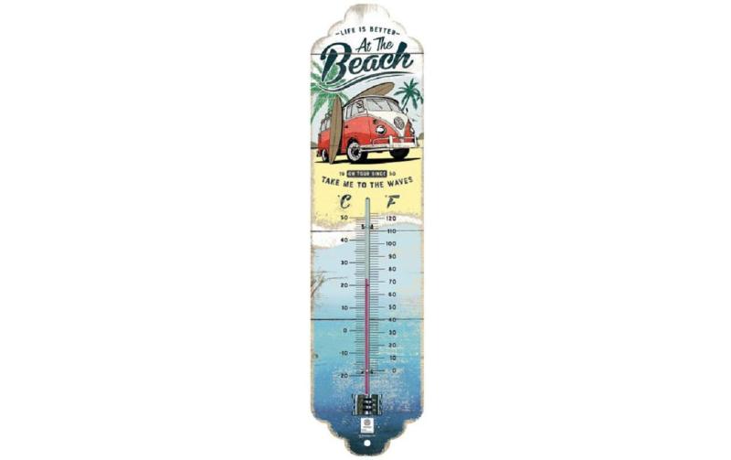 Nostalgic Art Thermometer VW Bulli Beach