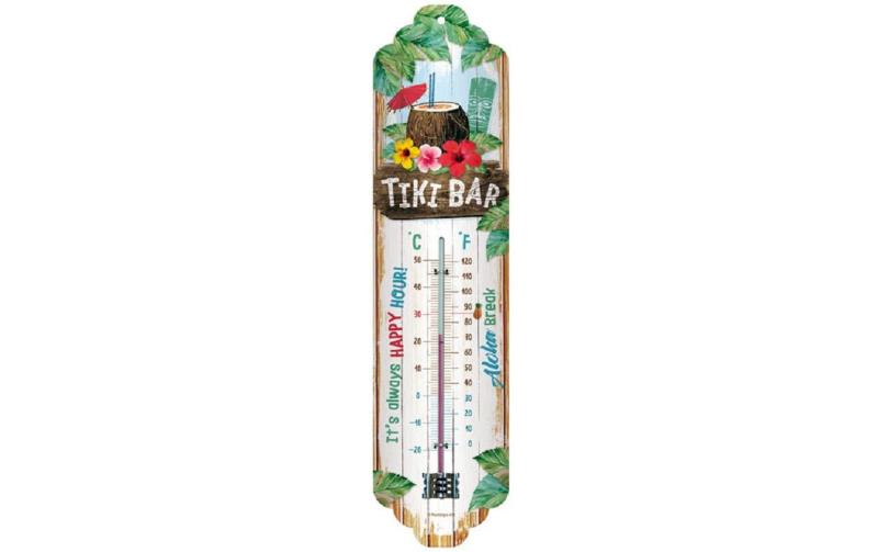 Nostalgic Art Thermometer Tiki Bar