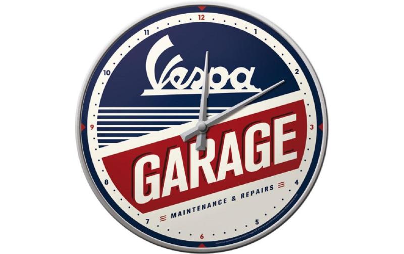 Nostalgic Art Wanduhr Vespa Garage