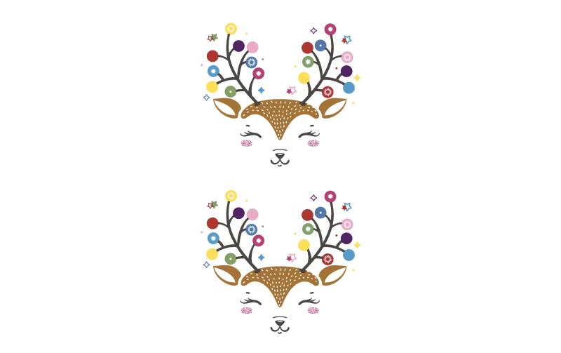 Paper + Design Colourful Deer Taschentücher