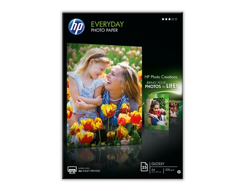 HP Fotopapier Q5451A glänzend