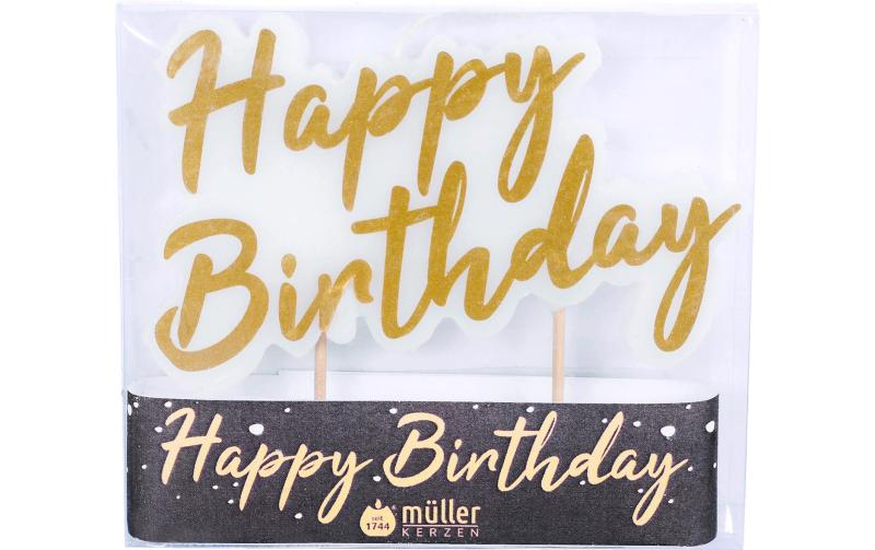 Müller Tortenstecker Happy Birthday