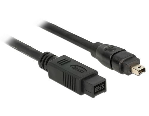 Kabel FireWire IEEE 1394B 9Pol/4Pol, 2Meter