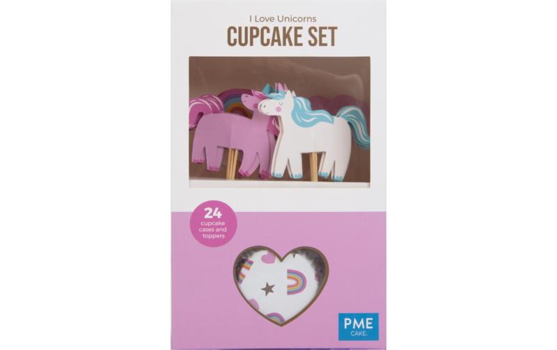 PME Cupcake Set - I love Unicorns