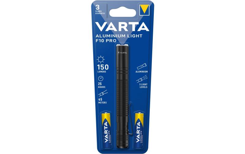 VARTA Aluminium Light F10 Pro 2AA