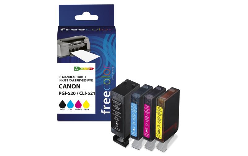 Free Color Tinte CLI-520/21 Multipack