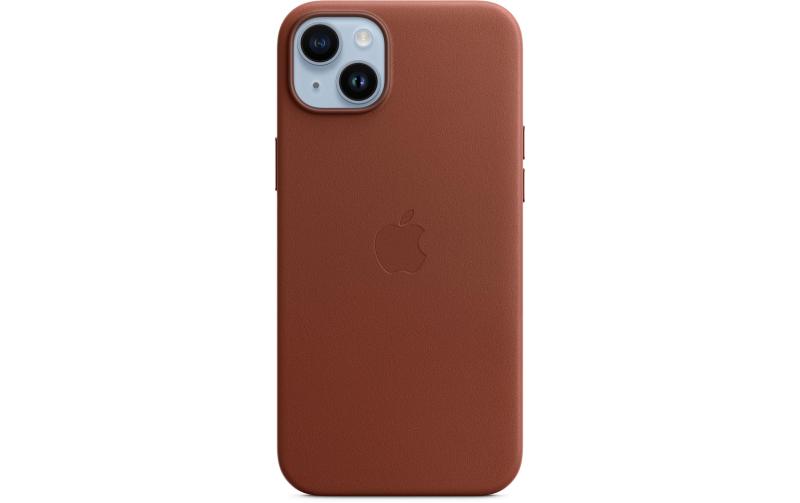 Apple iPhone 14+ Leather Case Brown