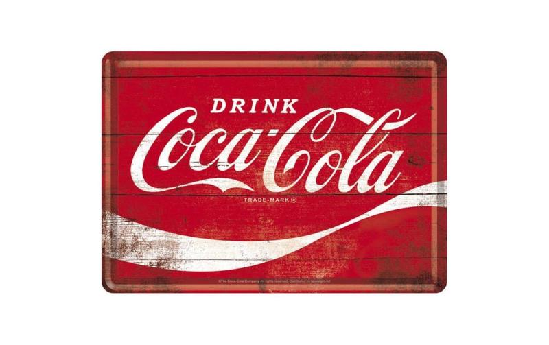 Nostalgic Art Postkarte Coca Cola, Logo