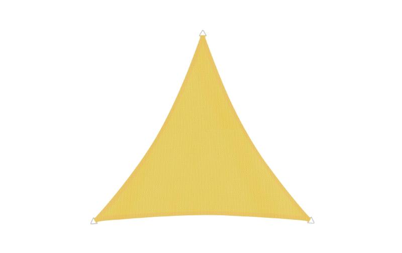 Sonnensegel Dreieck 3m, gelb
