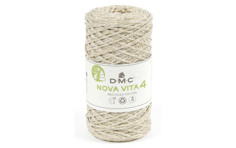 DMC Nova Vita 4 Metallic beige 250g